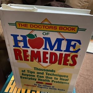 Home Remedies hardcover book 9x12 size over 600 pages